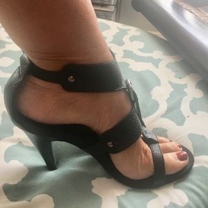 Black Nine West heels